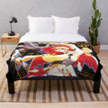 Dark fantasy anime-inspired plush blanket featuring "Bastard Yoko" character