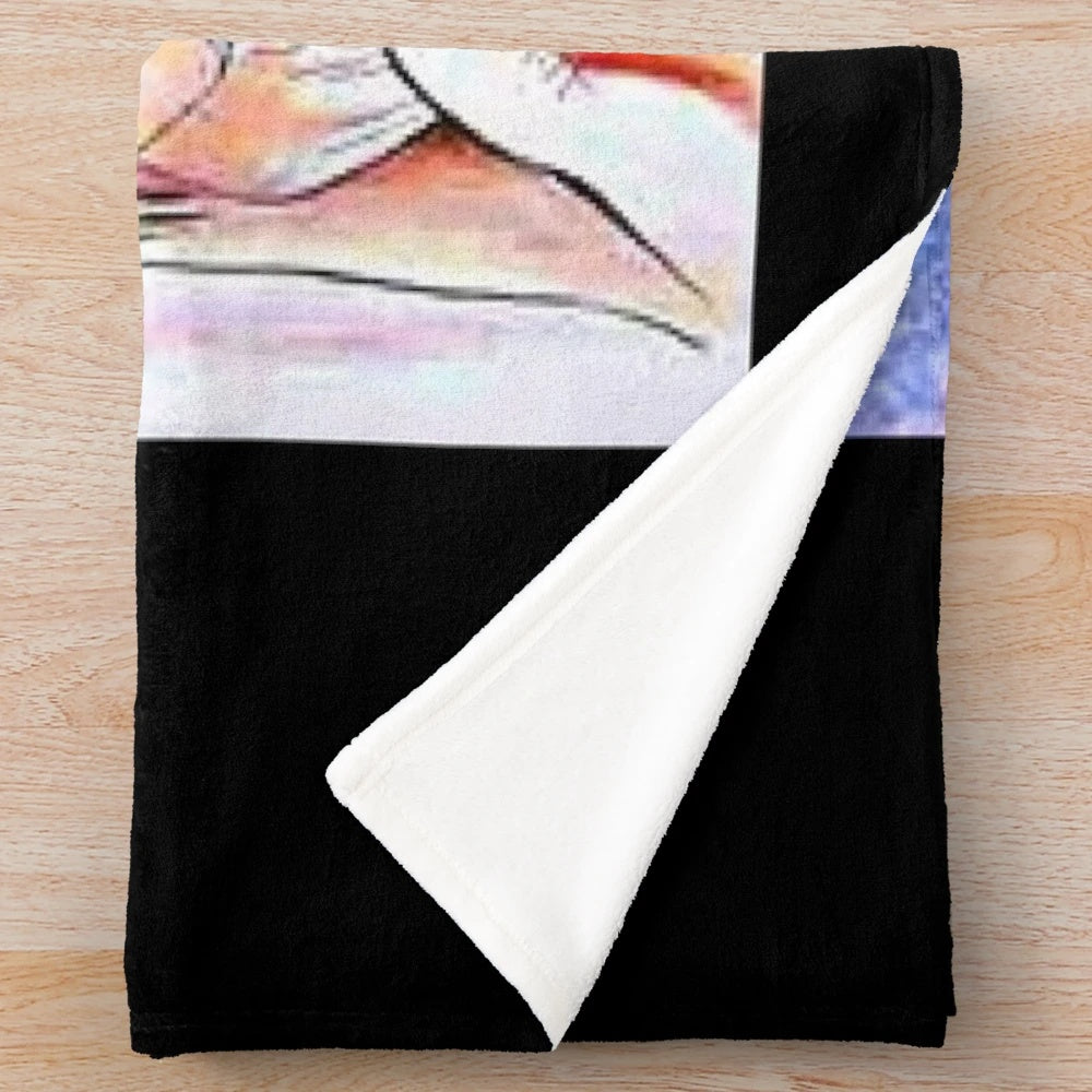 Dark fantasy inspired plush blanket featuring Bastard Destroyer of Darkness design