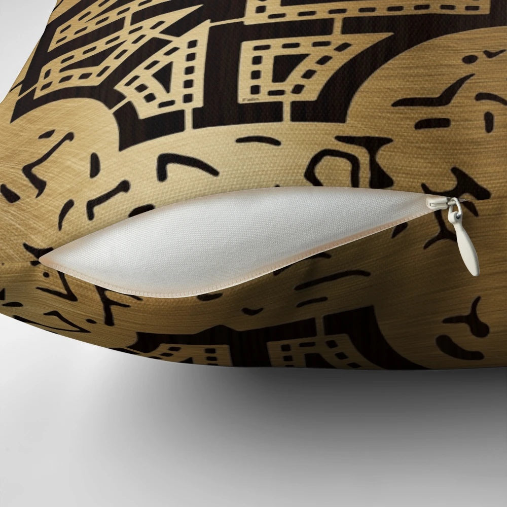 Dark fantasy pillow with Lament Configuration puzzle box design