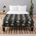 Eva Green inspired dark fantasy plush blanket