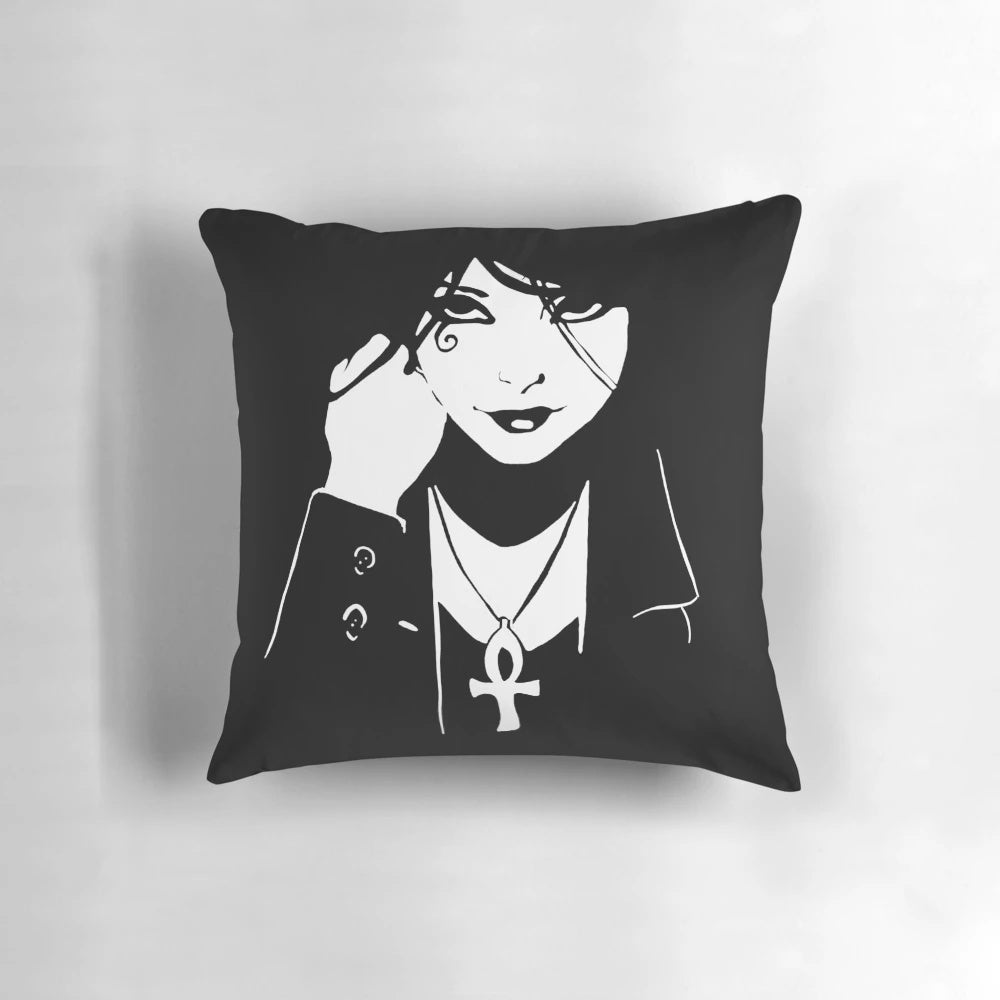 Stylish Sandman Death Pillow from the Dark Fantasy Vertigo DC Comics Series