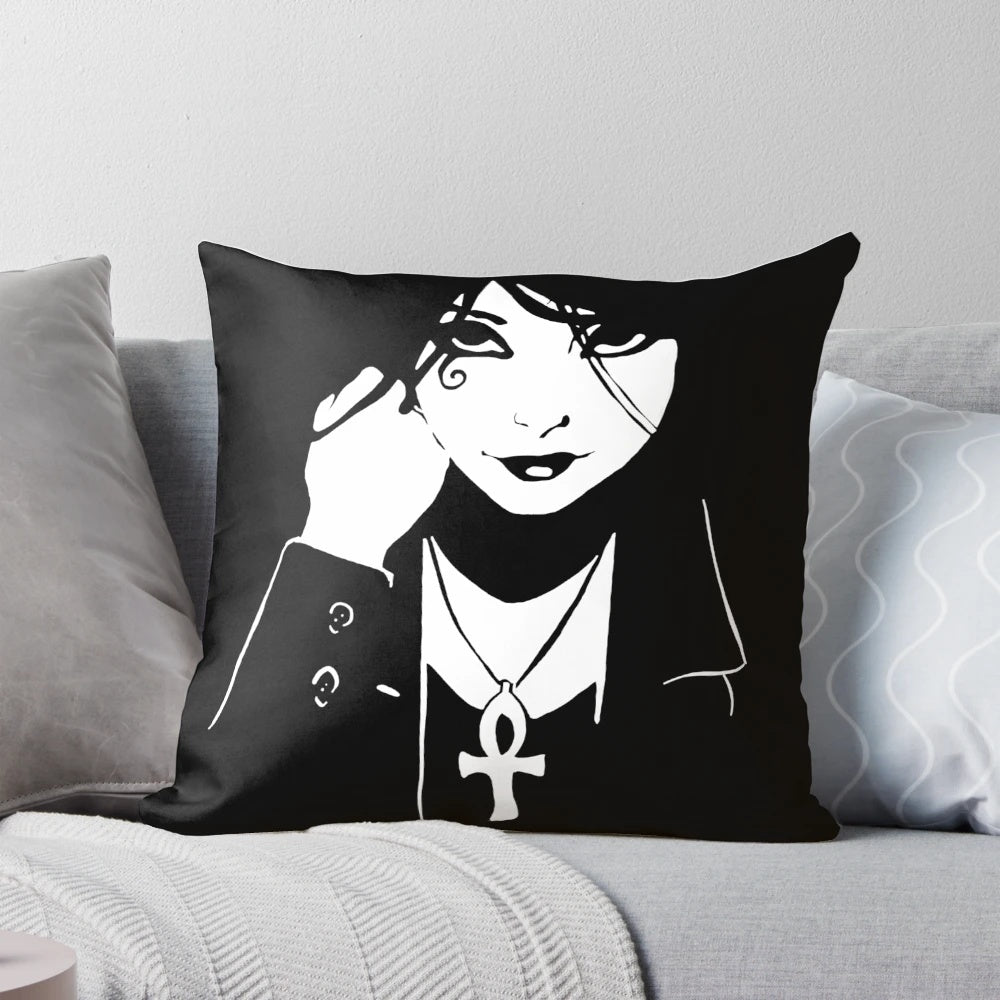 Stylish Sandman Death Pillow from the Dark Fantasy Vertigo DC Comics Series