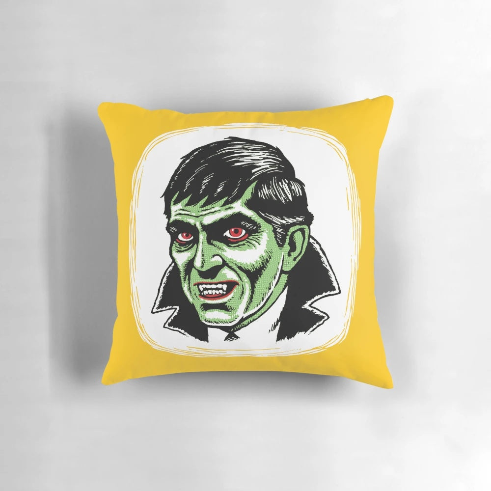 Dark Shadows inspired Barnabas Collins decorative throw pillow