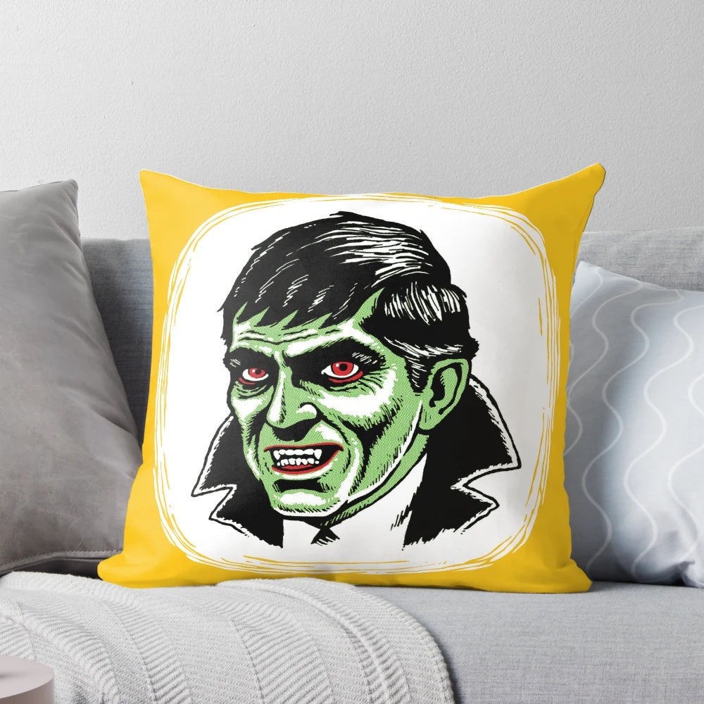 Dark Shadows inspired Barnabas Collins decorative throw pillow