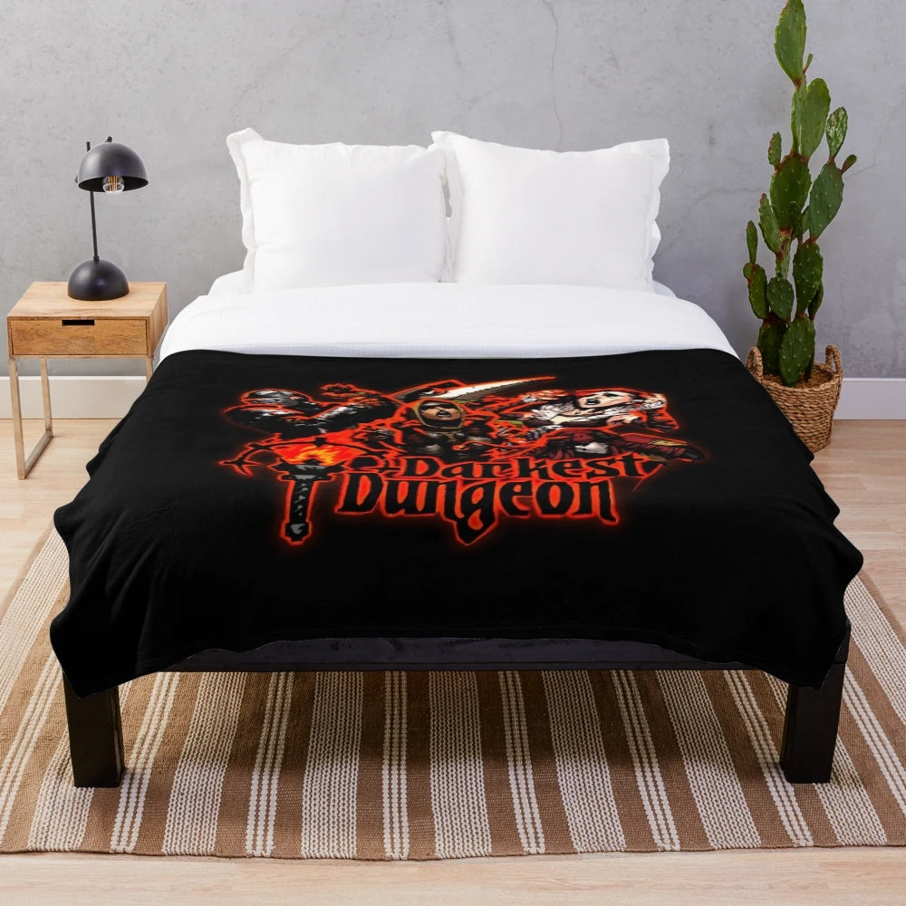 Darkest Dungeon themed plush blanket