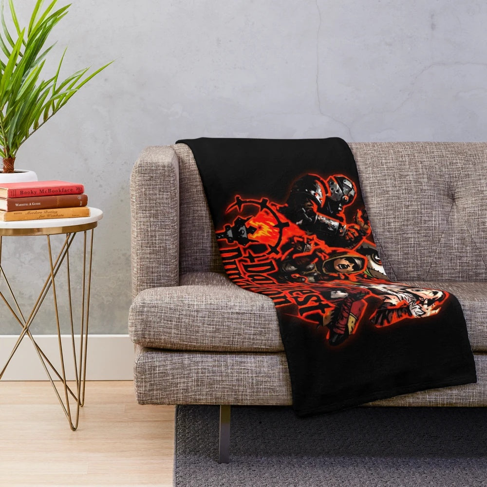Darkest Dungeon themed plush blanket