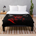 Darkness-Inspired Plush Blanket featuring dark fantasy and supernatural elements