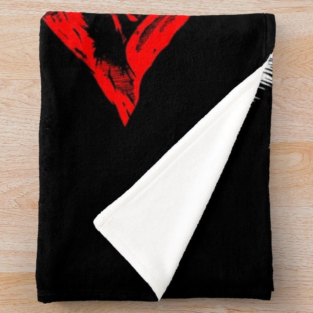 Darkness-Inspired Plush Blanket featuring dark fantasy and supernatural elements