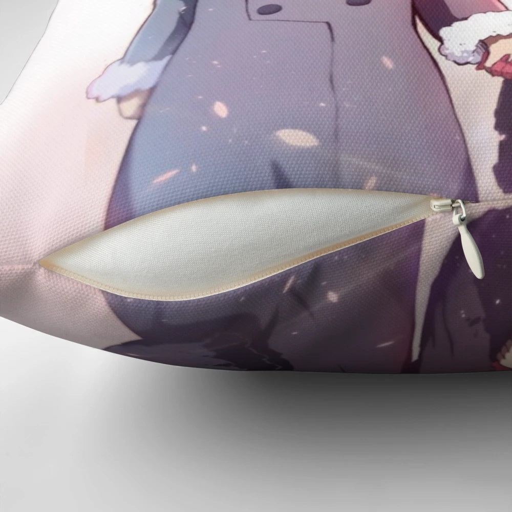Darling in the Franxx inspired anime pillow featuring the main characters Hiro and Zero Two