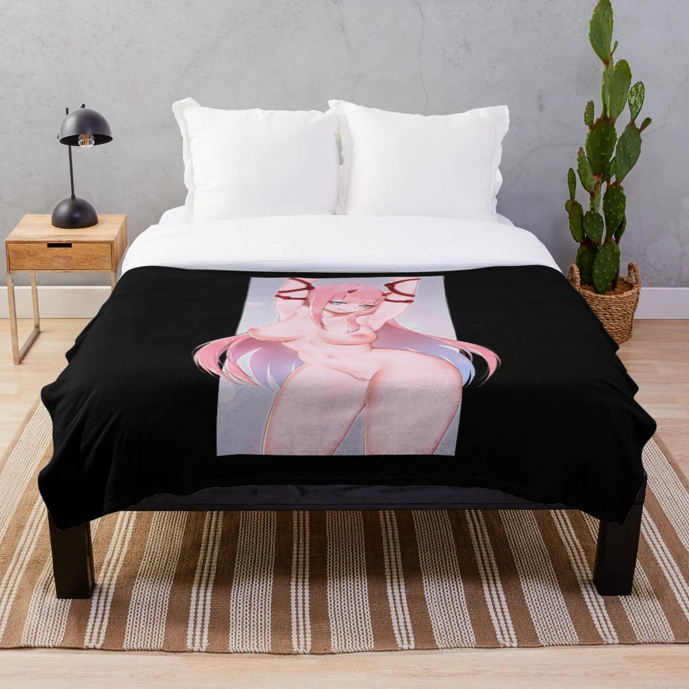 Darling in the Franxx Zero Two Anime Plush Blanket