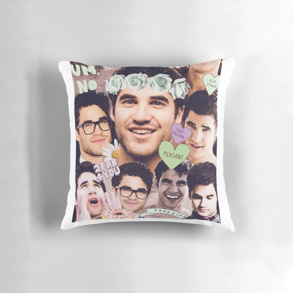 Darren Criss Pillow - A Soft and Cozy Pillow Featuring the Glee Star