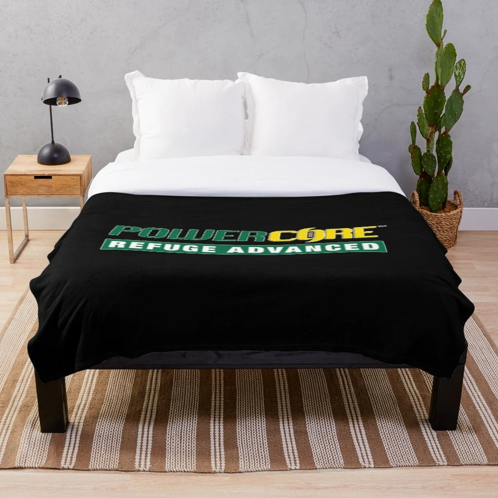 Dart-themed plush blanket with darts and dartboard design