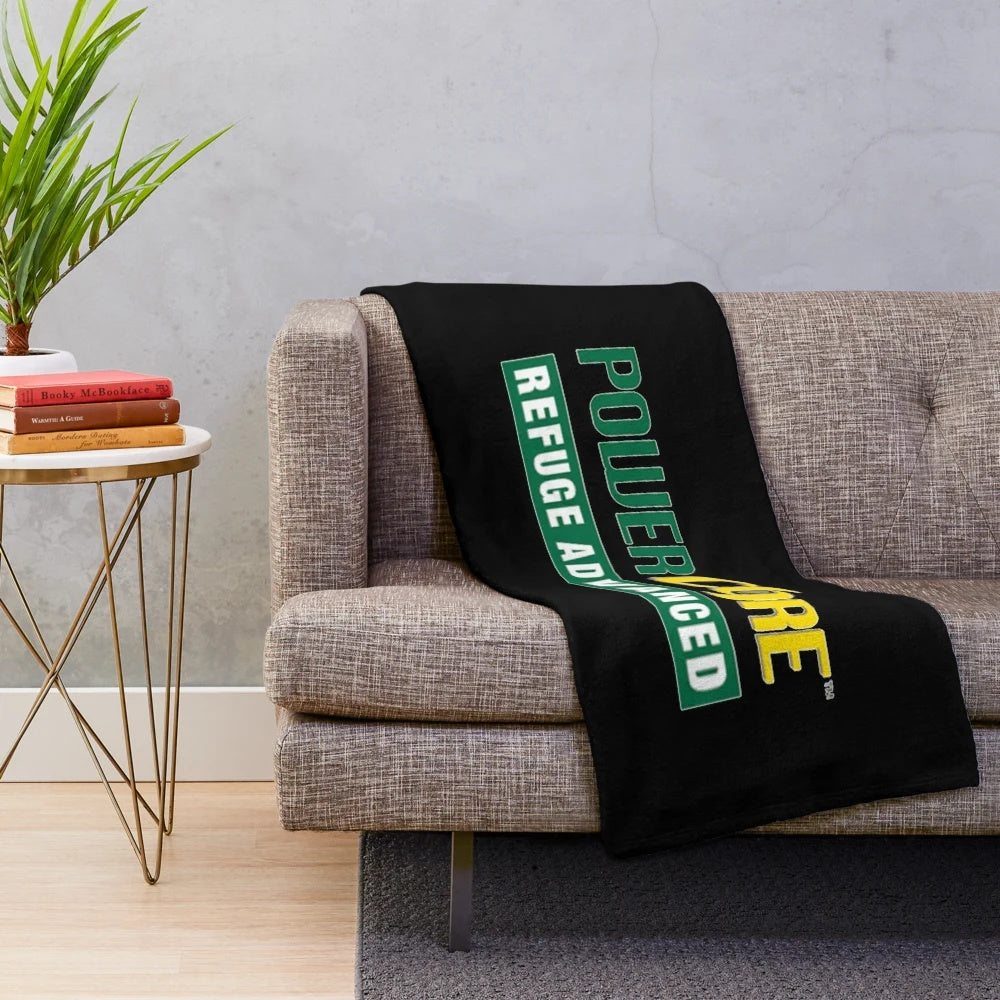 Dart-themed plush blanket with darts and dartboard design