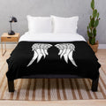 Daryl Dixon Wings Inspired Zombie Plush Blanket