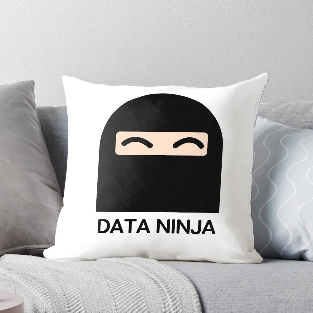 Data Ninja Pillow - Comfortable Pillow Featuring Data Science Themes