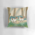 Two Little Dogs Welsh Nursery Rhyme Pillow