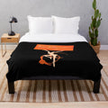 Dave Matthews Band Coronavirus Plush Blanket with Fire Dancer Design