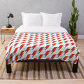 David Bowie-inspired lightning bolt plush blanket