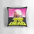 Vintage-inspired pillow featuring the iconic horror film "Dawn of the Dead