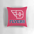 Dayton Flyers Pillow, featuring the college team's logo and colors