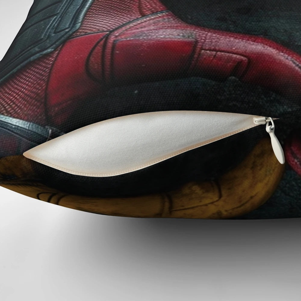 Deadpool and Wolverine Best Friends Heart Shaped Pillow