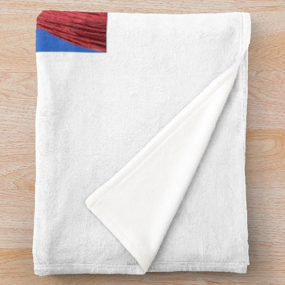 Dean Pelton inspired plush blanket featuring a Weezer album cover parody design