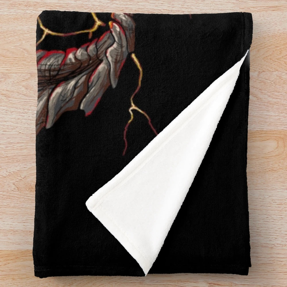 Death Metal Balrog Plush Blanket - Fantasy Demon King Inspired Design