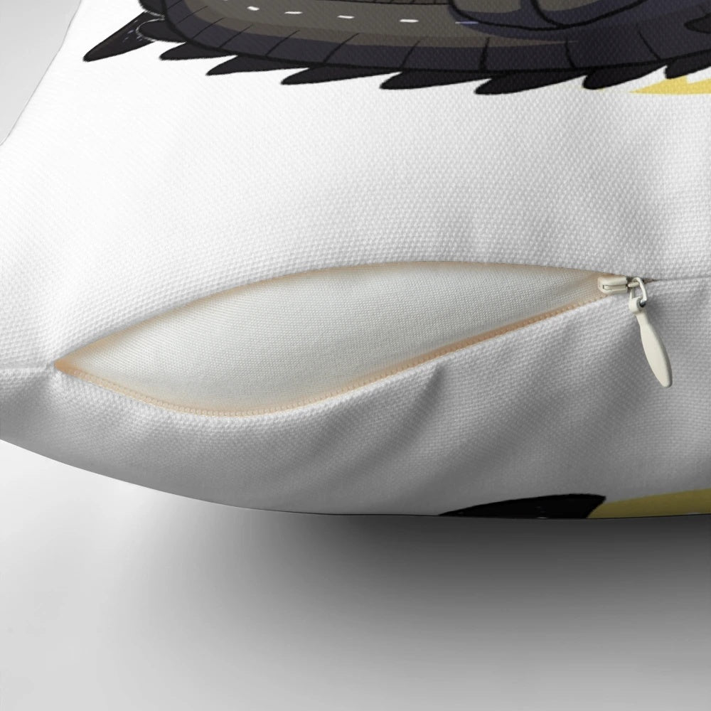 Deathbringer Pillow featuring a cute dragon design from the Wings of Fire book series