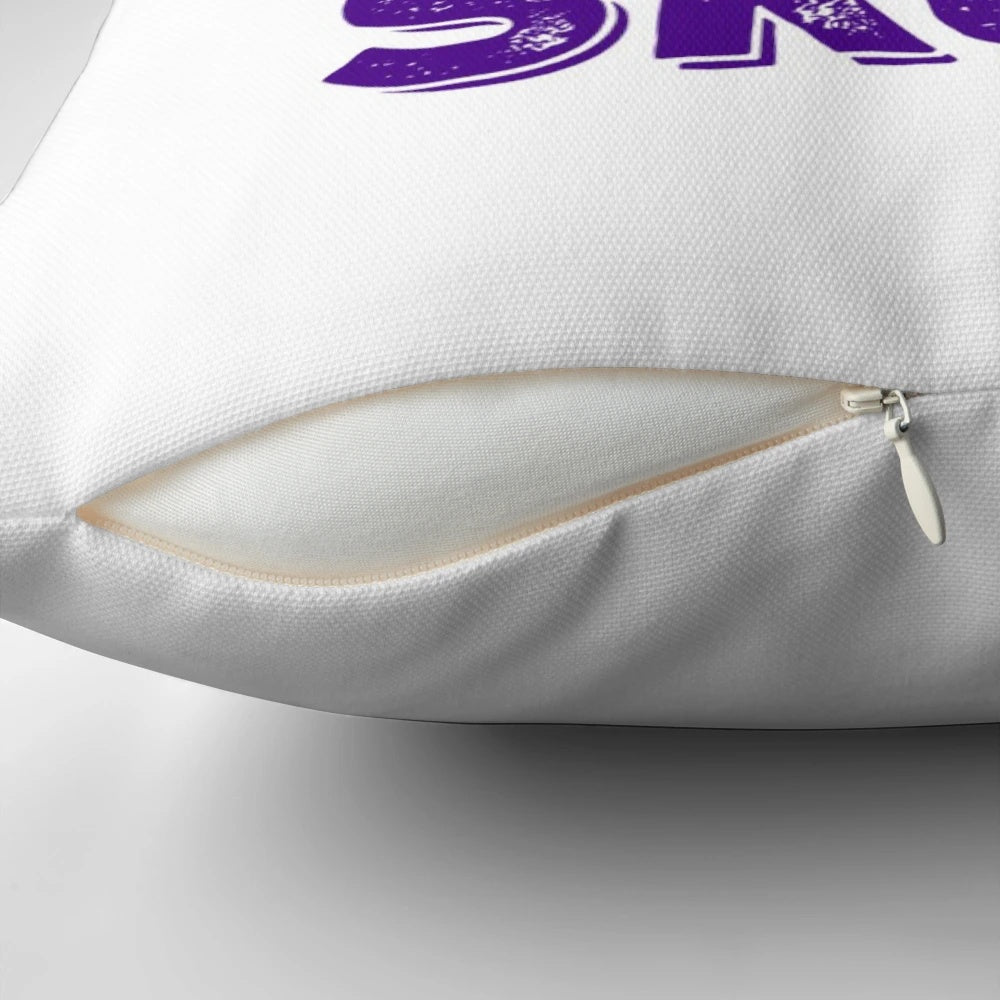 Embroidered Minnesota Vikings "SKOL" Chant Pillow for Football Fans