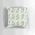 Topaz the cat Pillow featuring a cute, decorative cat pattern
