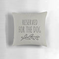 Grey decorative dog bed pillow