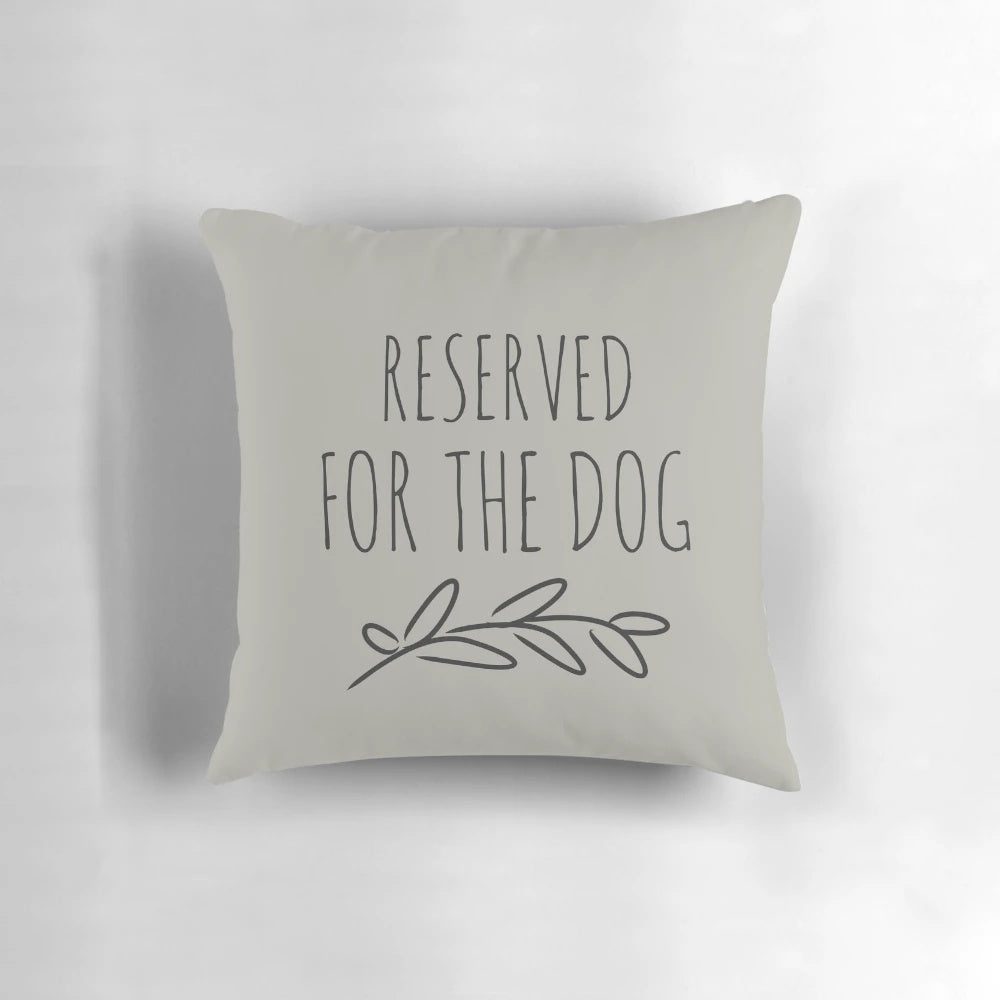 Grey decorative dog bed pillow
