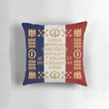 Decorative pillow featuring the flag of the Napoleonic French Imperial Guard