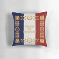 Decorative Napoleonic French Infantry Flag "Valeur et Discipline" Pillow