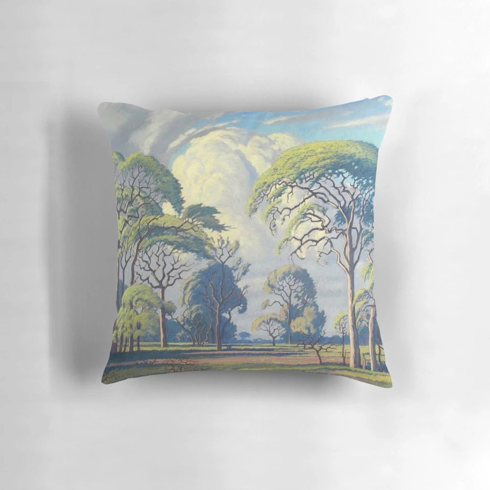 Pierneef African landscape design decorative pillow