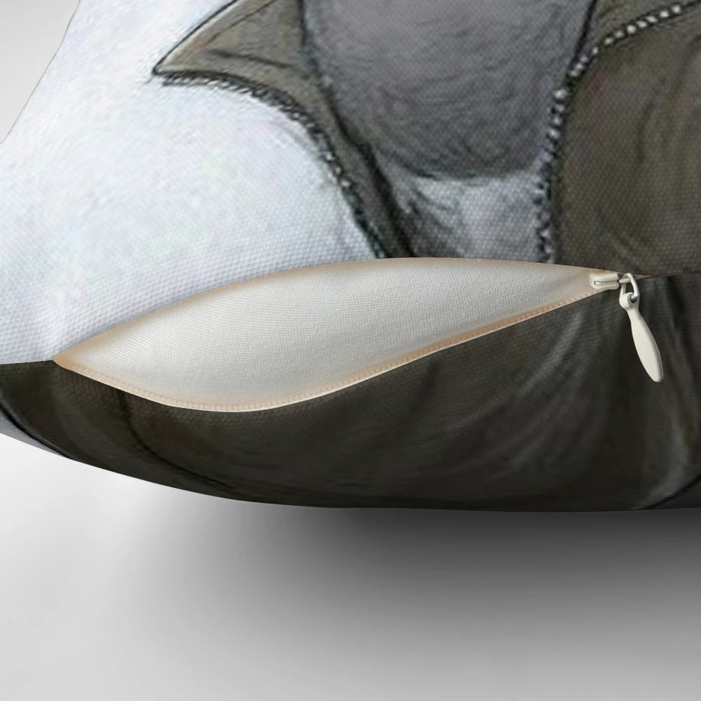 A cozy and charming pigeon-themed decorative pillow for your home.