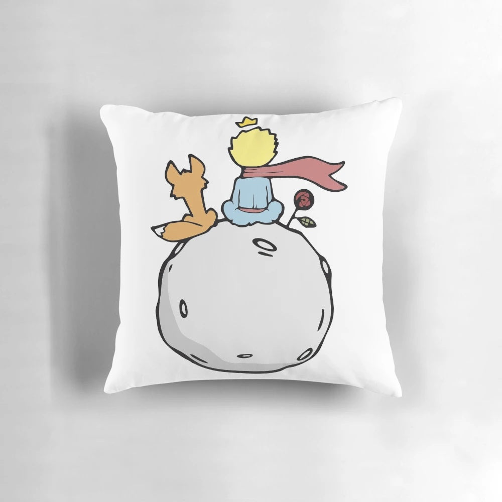 Artfully crafted The Little Prince themed decorative pillow