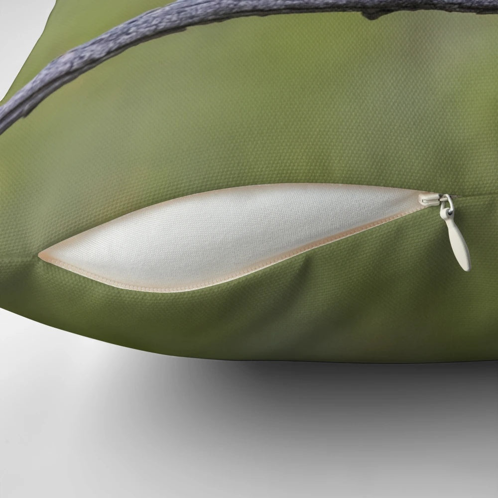 Plush Pillow Featuring a Realistic Zebra Finch Design