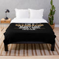 Decorator Plush Blanket with Funny Saying