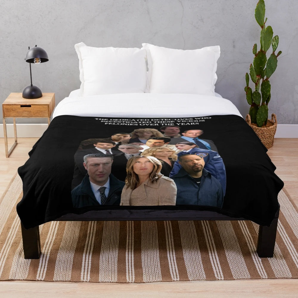 SVU Dedicated Detectives Plush Blanket