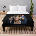 Soft and cozy plush blanket featuring the dedicated detectives from Law & Order: SVU