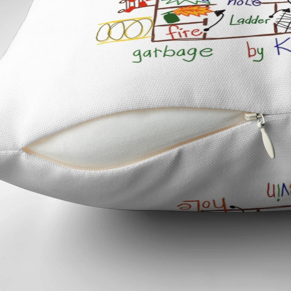 Battle Plan Pillow with Home Alone Movie Inspired Design