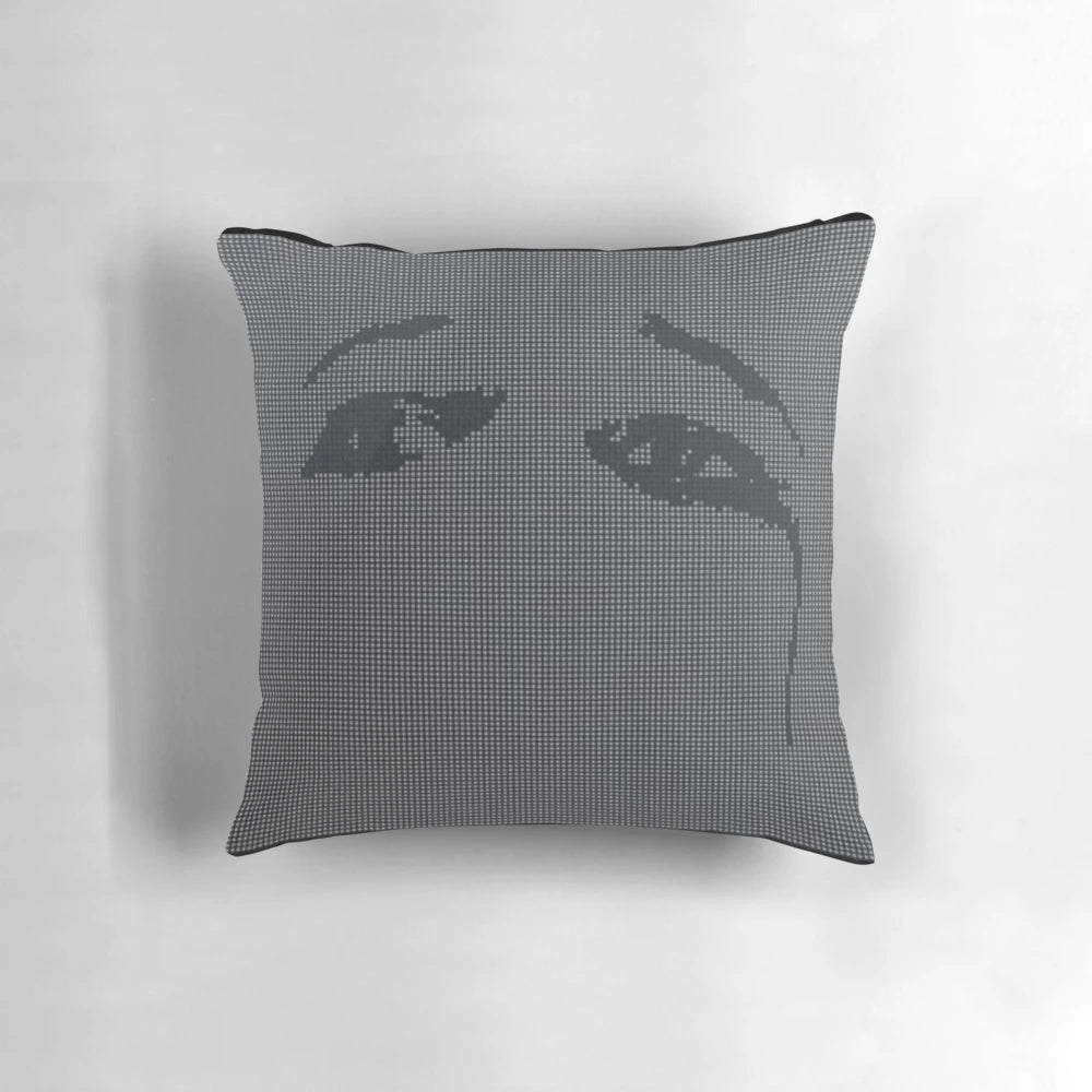 A pillow featuring a detailed deftones skull anatomy design, perfect for deftones fans and rock/metal enthusiasts.