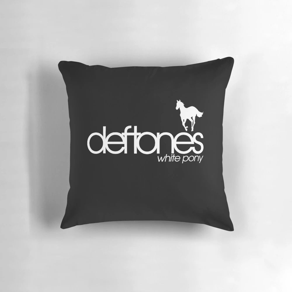 Deftones White Pony Album Pillow featuring the iconic album artwork