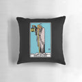 Deleuze Hermit Tarot Card Pillow - Existential Philosophy Decor