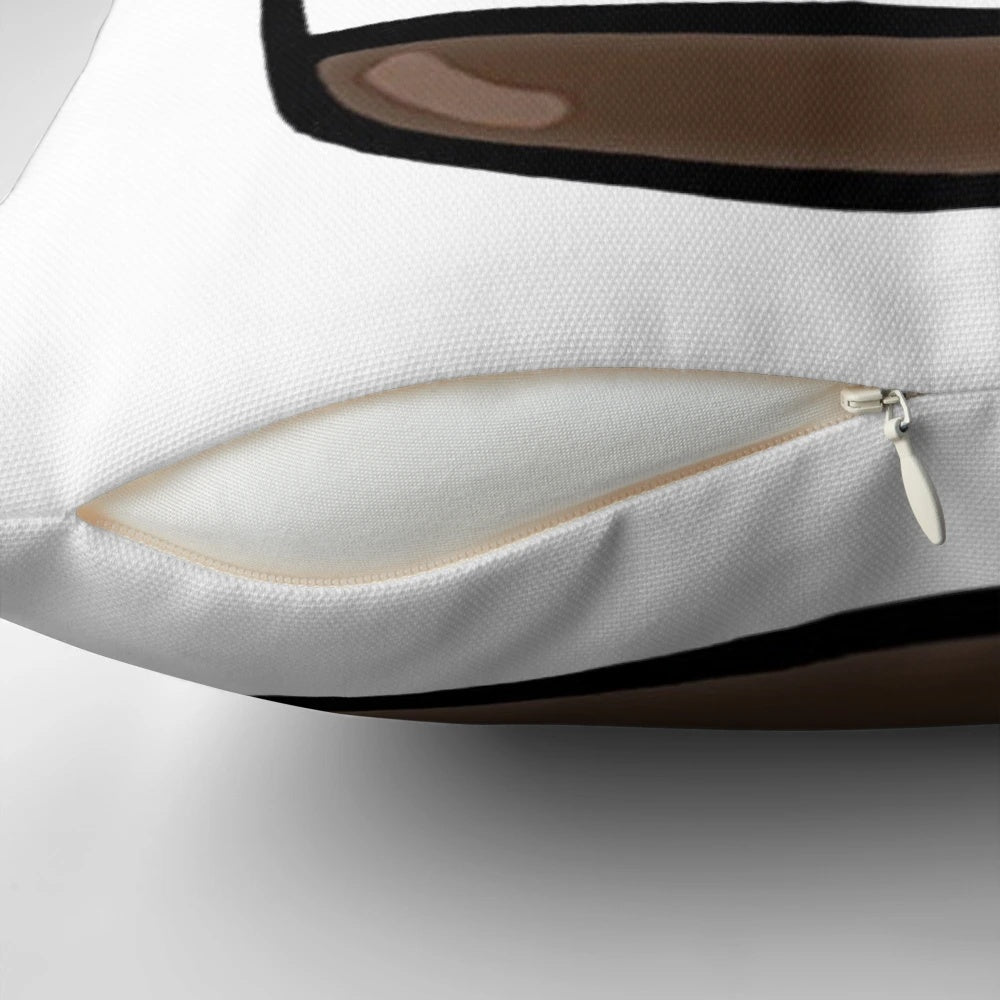 A cuddly Nutella-themed pillow pod with a charming, playful design.