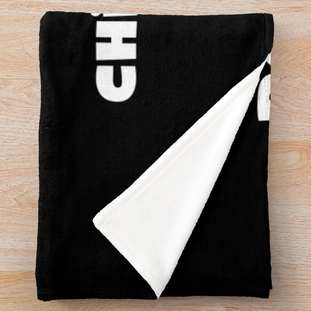 Soft and cozy plush blanket featuring a chicken parmesan design for Italian food lovers