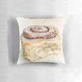 Soft, plush pillow designed like a mouthwatering cinnamon bun