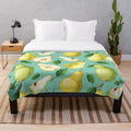 Pear plush blanket, soft and cozy