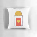 Cozy hash brown-shaped pillow for food lovers